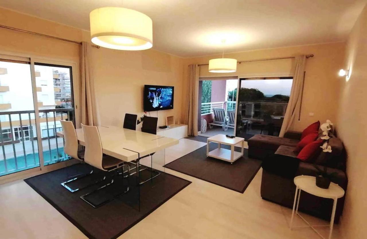 Beachfront Seaview Litoralmar Apt, Fast Wifi, Airco, Pool, Private Parking ปอร์ติเมา ภายนอก รูปภาพ
