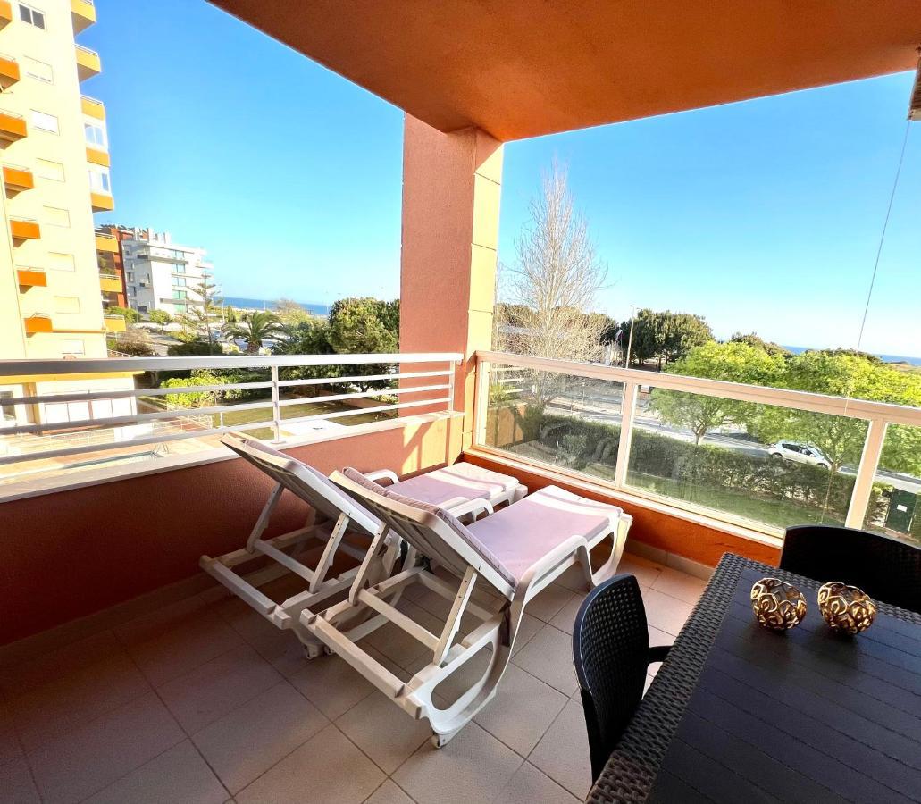 Beachfront Seaview Litoralmar Apt, Fast Wifi, Airco, Pool, Private Parking ปอร์ติเมา ภายนอก รูปภาพ