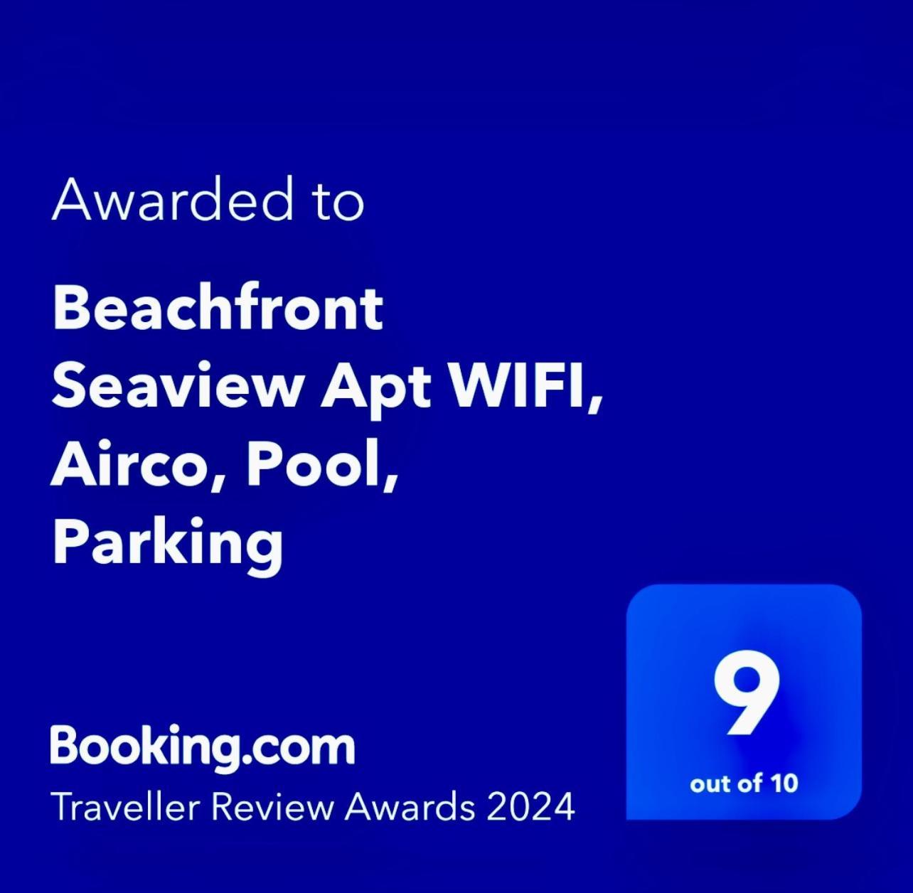 Beachfront Seaview Litoralmar Apt, Fast Wifi, Airco, Pool, Private Parking ปอร์ติเมา ภายนอก รูปภาพ